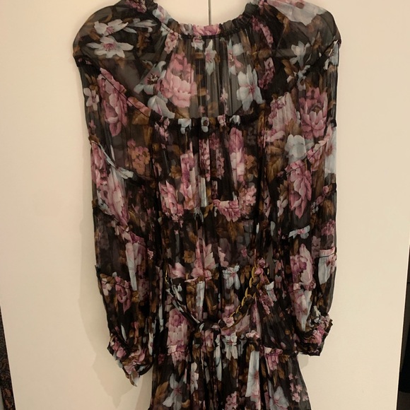 Zimmermann Tiered Mini dress with belt - Picture 5 of 5
